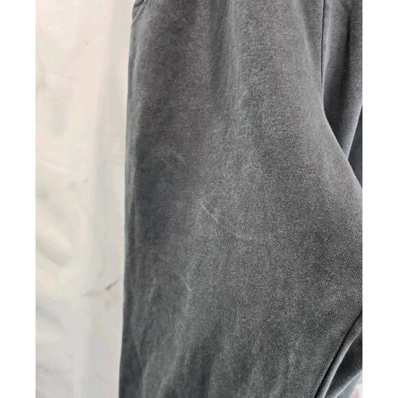 Anthropologie Sweatpants Womens XS Gray Wide Leg Burn Out Slit Daily Practice - Picture 9 of 13